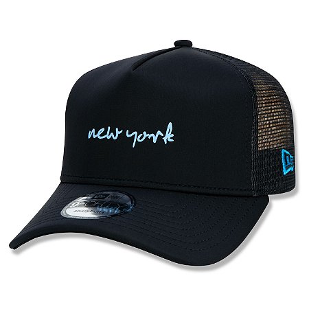 Boné New Era New York 940 A-Frame Have Fun Hademade Preto