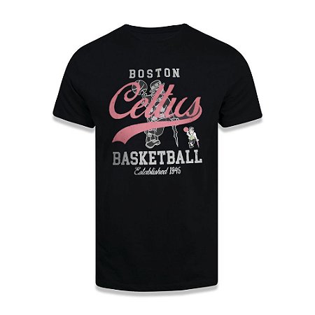 Camiseta NBA Boston Celtics Established 1945 Preto