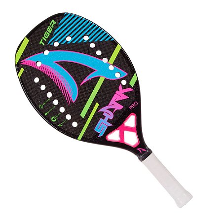 Raquete de Beach Tennis Shark Tiger 2022 Carbono 3K