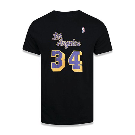 Camiseta M&N Los Angeles Lakers NBA 34 Shaquille O'Neal