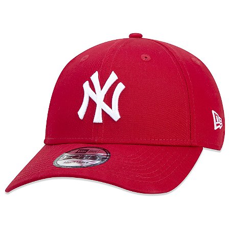 Boné New Era New York Yankees 940 MLB White On Red Vermelho