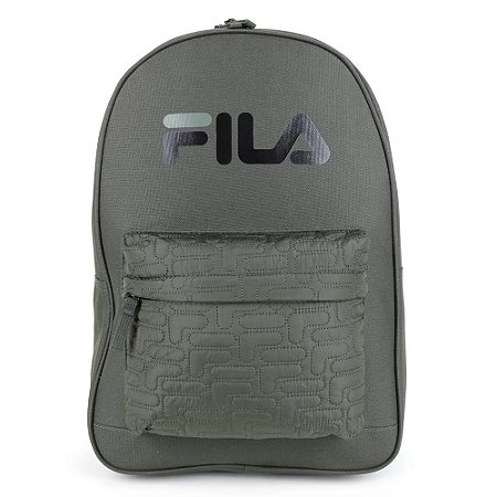 Mochila Fila Unissex Square Verde Oliva Lifestyle