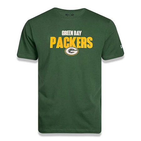 Camiseta New Era Green Bay Packers Bold Verde