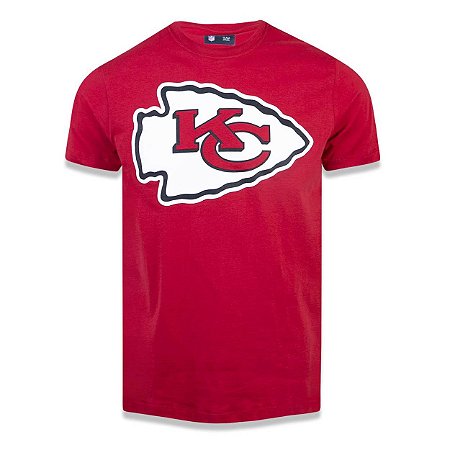 Camiseta Kansas City Chiefs NFL Basic Vermelho - New Era