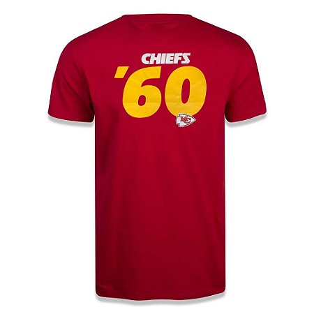 Camiseta New Era Kansas City Chiefs Numbers Vermelho