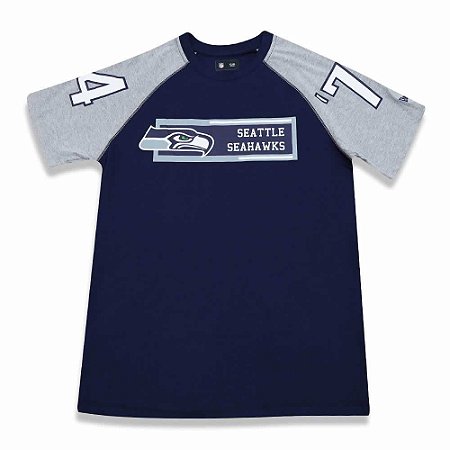 Camiseta Seattle Seahawks Raglan Rec - New Era