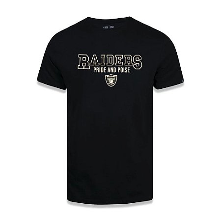 Camiseta New Era Las Vegas Raiders Core Slogan