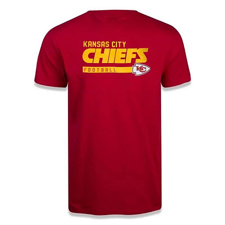 Camiseta New Era Kansas City Chiefs Team Vermelho