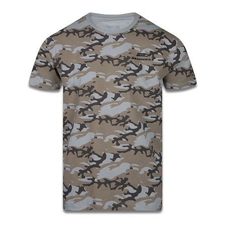 Camiseta New Era Seattle Seahawks Core Full Print Camo