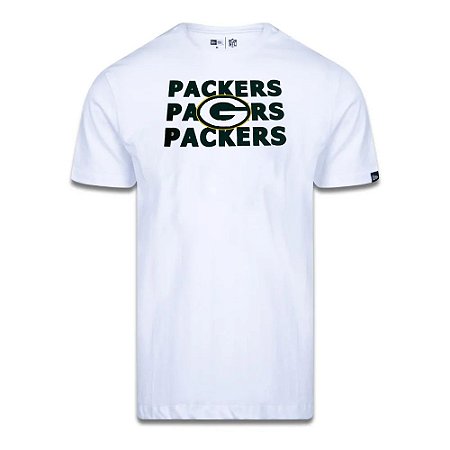 Camiseta New Era Green Bay Packers Core Team Branco