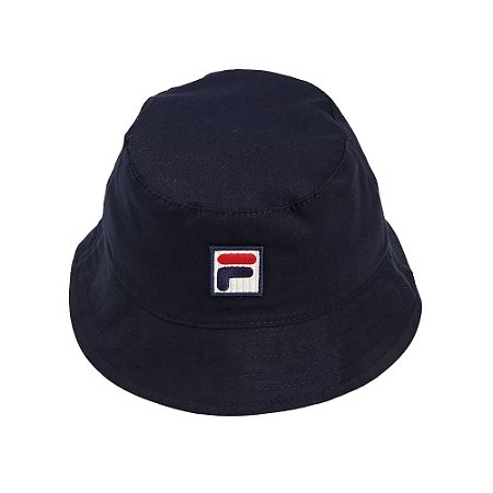 Chapeu Bucket Fila Unissex Classic Azul Marinho