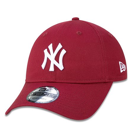 Boné New Era New York Yankees 920 ST Permanente Bordô