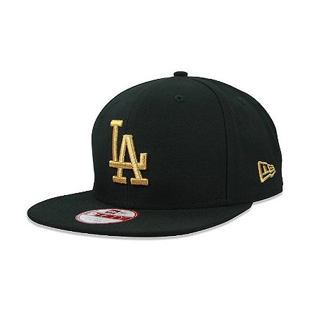Boné Los Angeles Dodgers 950 Strapback gold on black MLB - New Era