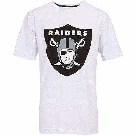 Camiseta Oakland Raiders Basic Logo Branco - New Era