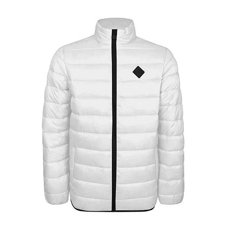 Jaqueta Puffer Fila Feminina Touch Branco Preto