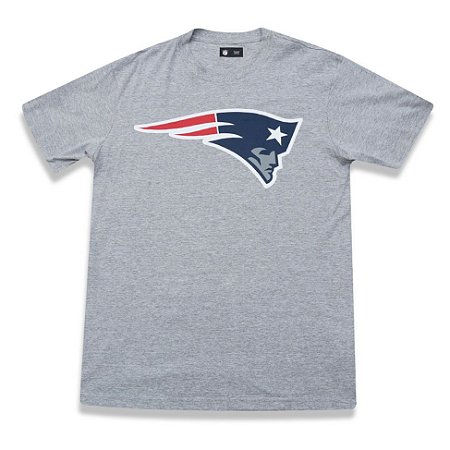 Camiseta New England Patriots Basic Cinza - New Era