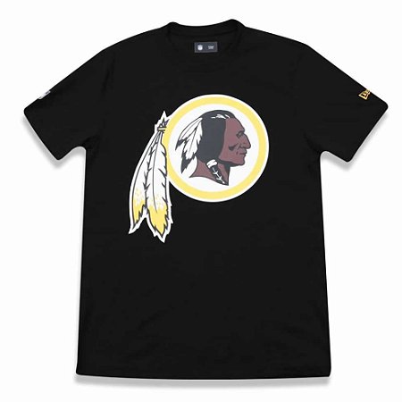 Camiseta Washington Redskins Basic Preto - New Era