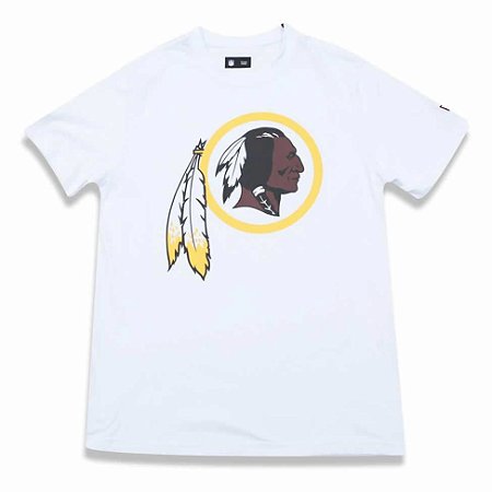 Camiseta Washington Redskins Basic Branco - New Era