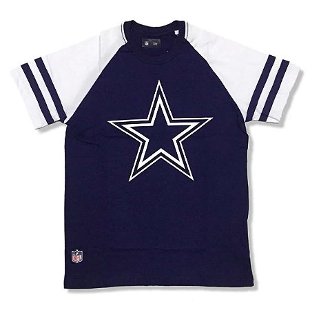 Camiseta Dallas Cowboys NFL Logo Raglan - New Era