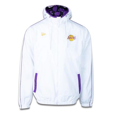 Jaqueta Corta Vento New Era Los Angeles Lakers Soccer Style