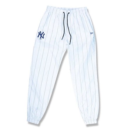 Calça New Era New York Yankees Core Stripes Branco