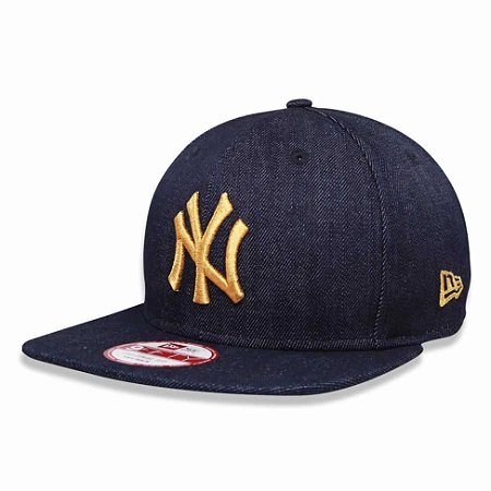 Boné New York Yankees 950 Jeans Logo Gold MLB - New Era