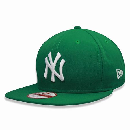 Boné New York Yankees strapback White on Green MLB - New Era