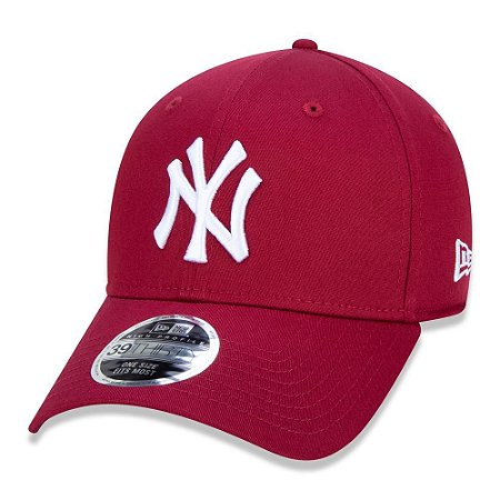 Boné New York Yankees 3930 White on Cardinal MLB - New Era