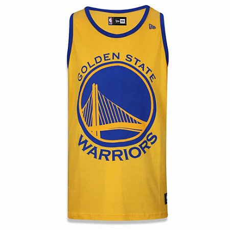 Regata Golden State Warriors Basic Amarelo - New Era