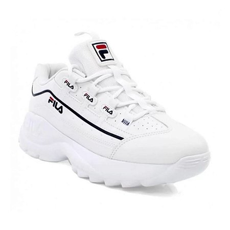 Tenis Masculino Fila Hometown Branco Azul Marinho
