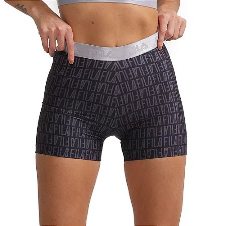 Shorts Feminino Fila Train Elastic II Preto