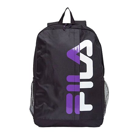 Mochila Fila Unissex Cut 18 Litros Preto Roxo