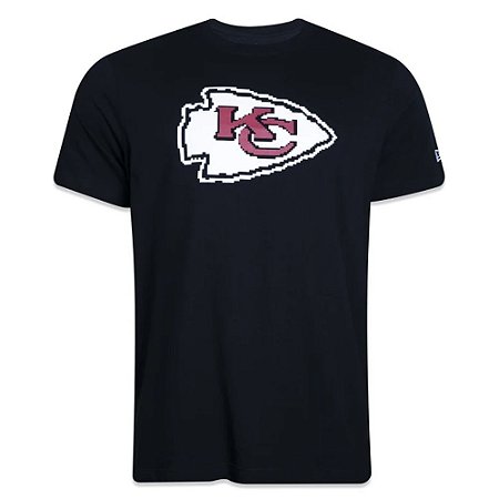 Camiseta New Era Kansas City Chiefs Tecnologic Preto