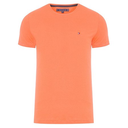 Camiseta Tommy Hilfiger Essential Laranja