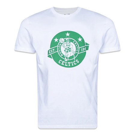 Camiseta New Era Boston Celtics Energy Spirit Branco