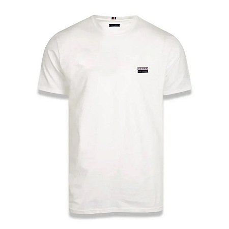 Camiseta Tommy Hilfiger WCC Badge Tee Off White