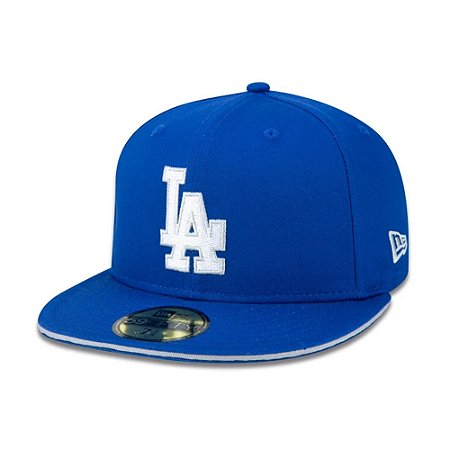 Boné New Era 5950 Los Angeles Dodgers Aba Reta Azul