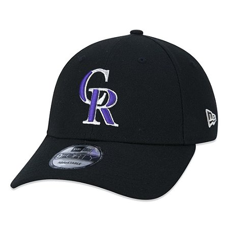 Boné New Era Colorado Rockies 940 Team Color Preto