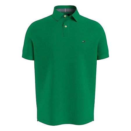 Camiseta Gola Polo Tommy Hilfiger Im 1985 Regular Verde