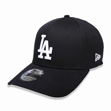 Boné Los Angeles Dodgers 3930 White on Black MLB - New Era