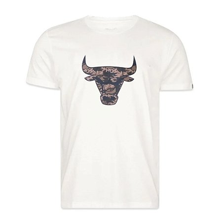 Camiseta New Era Chicago Bulls Neutral Wild Logo Camo
