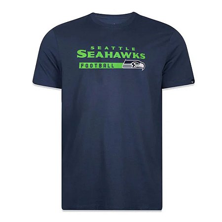 Camiseta New Era Seattle Seahawks Team Azul Marinho