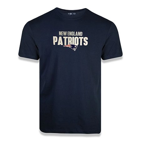 Camiseta New Era New England Patriots Bold Azul Marinho