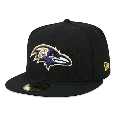 Boné New Era Baltimore Ravens 5950 Core Preto