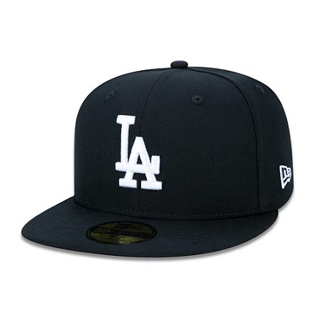 Boné New Era Los Angeles Dodgers 5950 MLB Preto