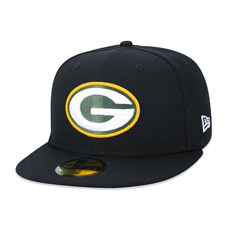 Boné New Era Green Bay Packers 5950 NFL Preto