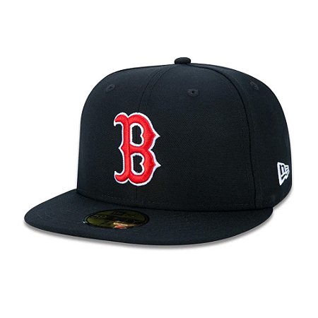 Boné New Era Boston Red Sox 5950 MLB Preto