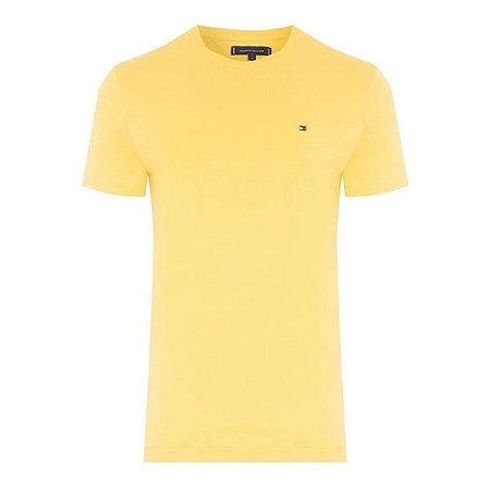 Camiseta Tommy Hilfiger WCC Essential CTN Tee Amarelo