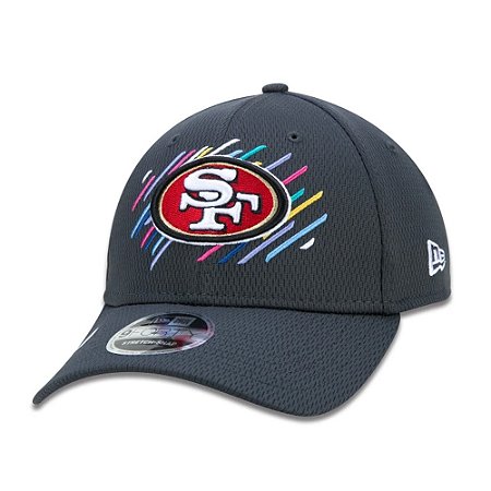 Boné New Era San Francisco 49ers 940 Crucial Catch Cinza