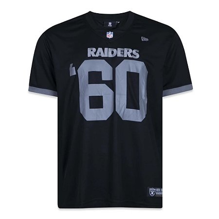 Camiseta Jersey New Era Las Vegas Raiders Core Preto